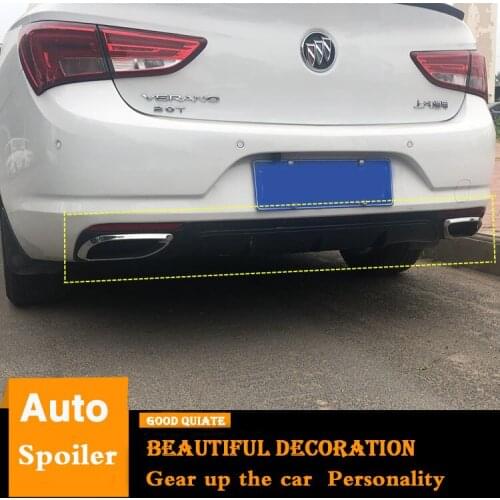 For Buick Verano 2015-2018 Rear Spoiler Rear Bumper Diffuser Bumpers Protector ABS Material decoration Sport Body kit bumper