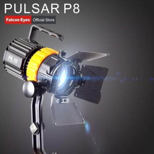 Falcon Eyes 5600K Mini Spotlight 80W Photographic Light Adjustable Focus Length Fill Lamp Video/Photo/Studio/Movie Lighting P8