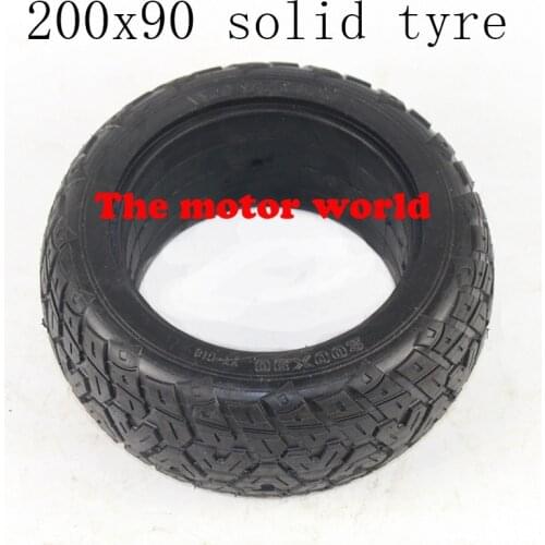 Hot Sale 200x90 Solid Tires Without Inner with High Quality for Electric Scooter, Torsion Car 8 Inch Non Inflatable Tyre