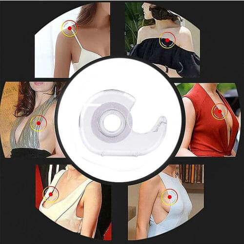 5M Waterproof Dress Cloth Tape Double-sided Secret Body Adhesive Breast Bra Strip Safe Transparent Clear Lingerie Tape