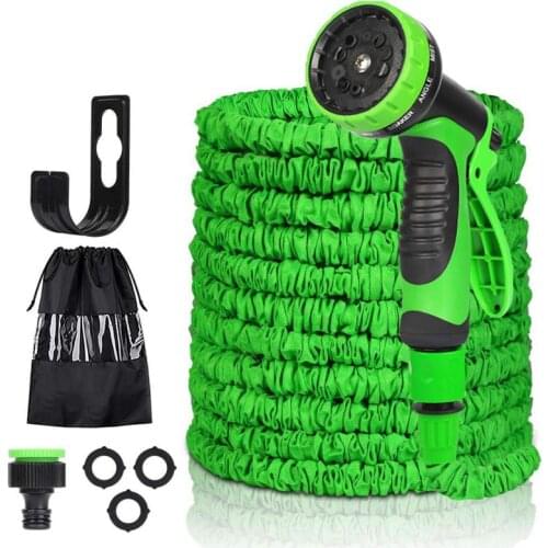 Hot Selling 25FT-150FT Garden Hose Expandable Magic Flexible Water Hose EU Hose Plastic Hoses Pipe With Spray Gun To Watering