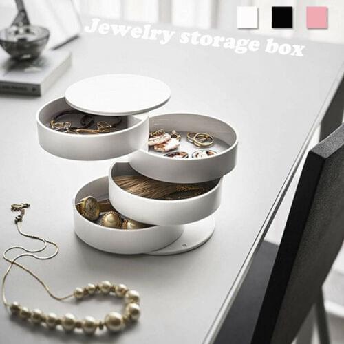 Multi-layer Jewelry Box Storage Organizer Necklace Bracelet Earring Case Multi-layer Tray Show Case