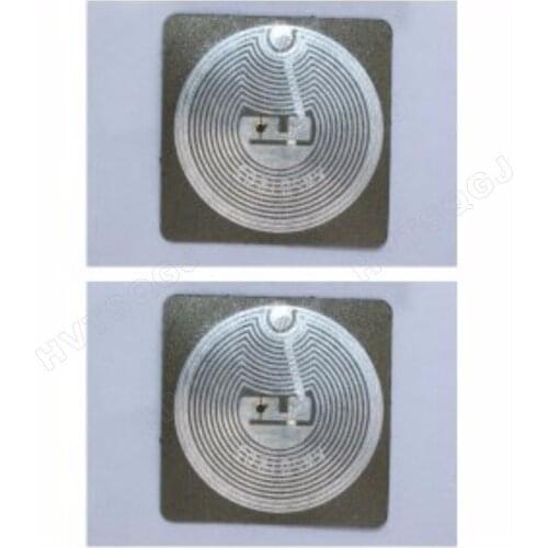 50pcs Free shipping Anti-metal RFID 13.56MHZ IC NFC Tag Sticker for Smart Phone