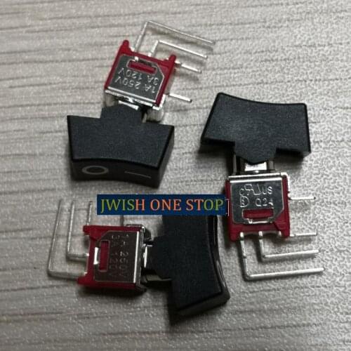 RS-8 Side Bend Single-Channel Tripod Two-Speed Small Buttons Rocker Switch Q24 4ms1