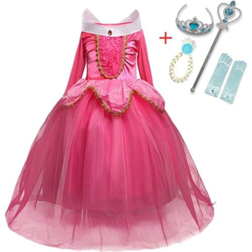 Girl Cosplay Dress Dress Up Costumes For Girls Halloween Party Princess Kids Dress Dress Children Vestidos