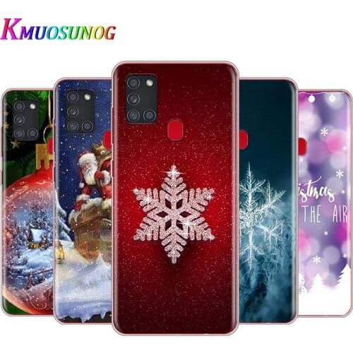 Christmas Snowflake for Samsung S20 FE Ultra Plus A91 A81 A71 A51 A41 A31 A21 A11 A12 A72 A52 A42 A32 A12 Phone Case