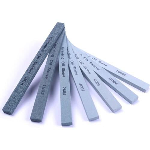 1Pcs Green Silicone Carbide Sharpening Whetstone Polishing Grinding Oil Stone 80#-1000# Grit Grinding Stone