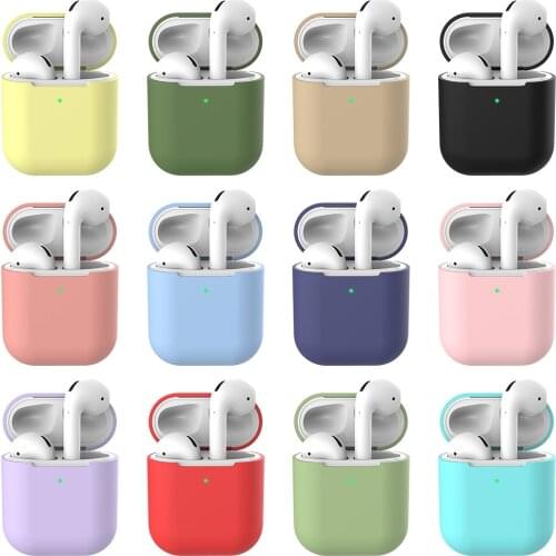 Candy TPU Silicone Bluetooth Wireless Earphone Case For AirPods 2 Protective Cover for Apple Airpods 2nd Headset Charging Box
