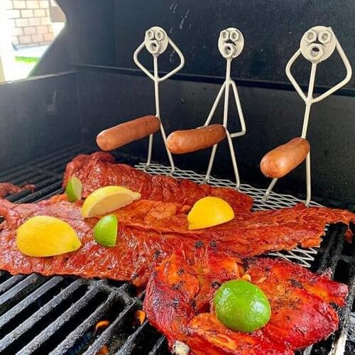 Cocina accesorio Funny Bbq Tools Barbecue Forks Steel Hot Dog Marshmallow Roasters Bonfire And Grill Barbecue Forks Манга