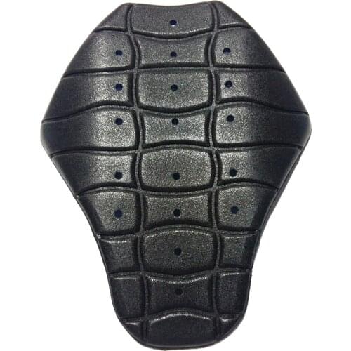 EVA Motorcycle Bicycle Back Protector Racing Anti-fall Vest Insert Pad Body Protection Protective Gear for Adult (Black)