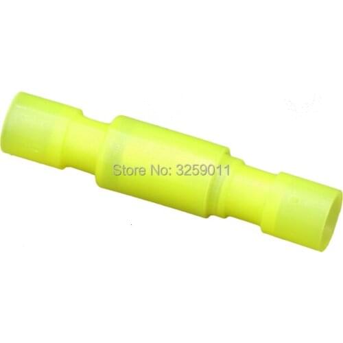 1PCS Butt Connector Crimp Terminal Male Female Full-Insulating Joint Nylon 12-10 AWG FRFNY / MPFNY 5.5-195 yellow