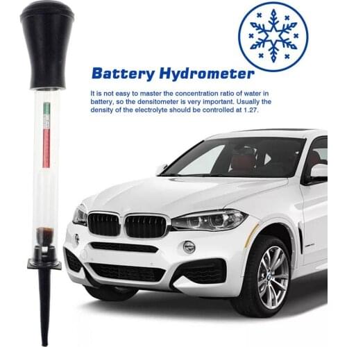 13 Inch Car Electrolyte Battery Hydrometer Fast Dectection Electro-Hydraulic Density Meter Testing Acid Alkaline Tool For Car