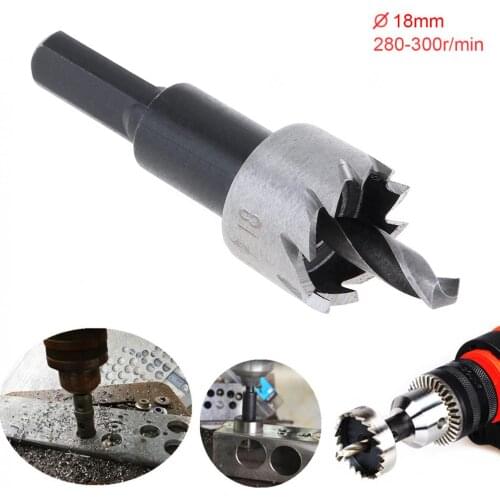 18mm HSS Hole Saw Cutter Drill Bits for Pistol Drills / Bench Drills / Magnetic Drills / Air Gun Drills NEW