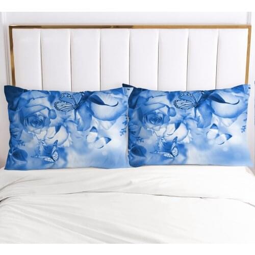 3D Pillowcase Pillow Case Custom 70x70 50x75 50x80cm Decorative Pillow Cover Bedding For Wedding Flowers Home Textile Drop Ship