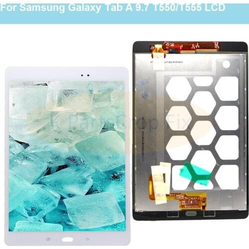 9.7'' LCD Display For Samsung Galaxy Tab A T550 T551 lcd T555 Screen SM-T550 LCD Touch Display Digitizer Assembly Replacement