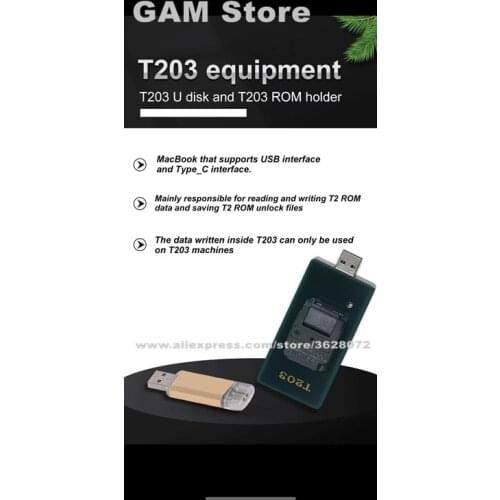 T203 For Macbook iCloud Activation Unlock Tools For Macbook Pro Air Mac Mini with T2 Chip EFI Firmware Pin Code Unlocking