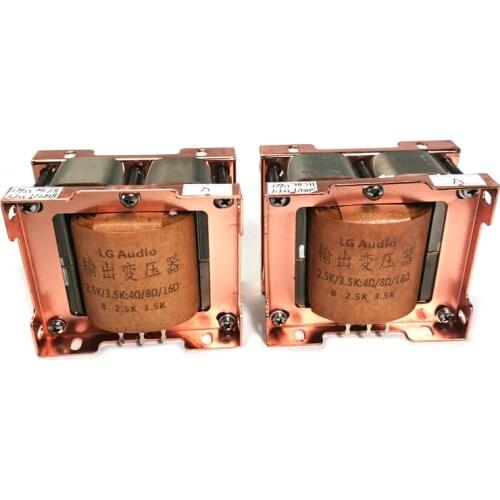 Amorphous core 2.5K and 3.5K 4Ω 8Ω 16Ω single-ended output transformer, 2A3 or 300B tube power amplifier, 5Hz ~ 49KHz -0.6db