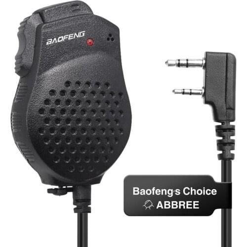Baofeng Speaker Mic Microphone Dual PTT For pofung walkie talkie UV-82 UV82 UV-82L UV-8D UV-89 UV-82HP Portable CB Radio