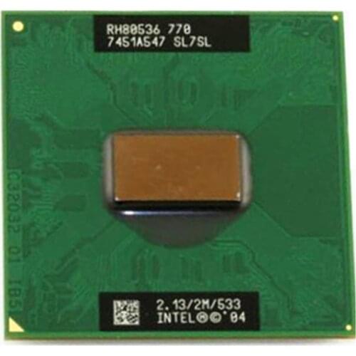 Free Shipping CPU laptop Pentium M 770 CPU 2M Cache/2.13GHz/533 Laptop processor PM770 support 915