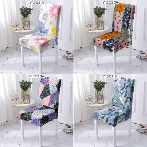 Cartoon flowers and leaves dinning chair chaise lounge chair cover chair covers living room wedding chair covers makeup chair