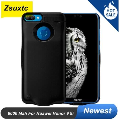 6000 Mah For Huawei Honor 9 Battery Case 9i External Backup Charger Cover Pack Power Case Bank For Huawei Honor 9 Battery Case