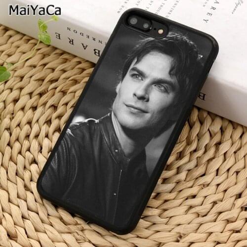 MaiYaCa Ian Somerhalder Damon Salvatore In The Vampire Diaries Phone Case For iPhone 5 6S 7 8 plus 11 12 Pro X XR XS Max Samsung