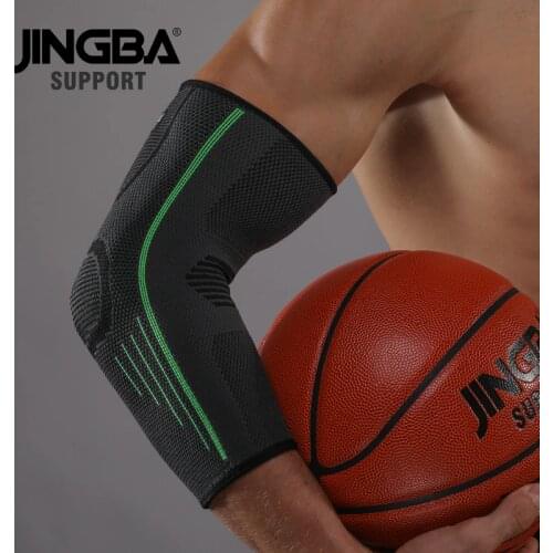 JINGBA SUPPORT 1PCS Nylon Elbow support knee protector Volleyball Basketball +Wristband boxing hand wraps Support+Ankle support
