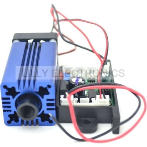 405nm 400mW Violet/Puple Laser Dot Module 12V+ TTL+ Fan Cooling +Long-time Working
