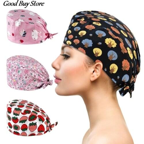 Pet Shop Working Hats Doctor Nurse Head Turban Wrap Health Services Headwrap Unisex Sweatband Beauty Salon Nursing Scrubs Cap