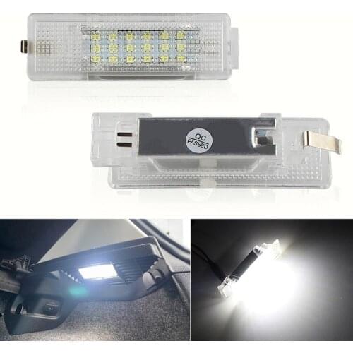 2pcs Car Trunk Luggage Compartment Lights 12V 6000K White For VW Golf Jetta Passat CC B6 B7 Sharan Caddy Interior Lamp