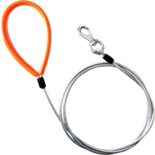 40%HOTSteel Wire Anti-bite Dog Traction Rope Walking Lead Leash Strap Pet Supplies