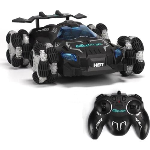 Remote Control Car Toys For Children 360 Degree Flip Stunt Cars On Remote Control High Speed Rc Car Spray Music Light Car Toys