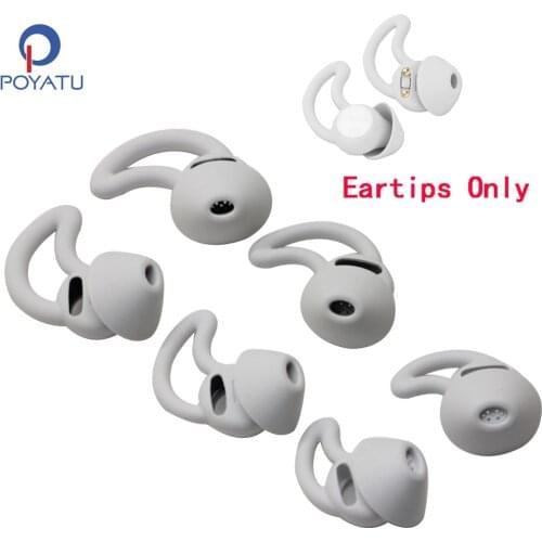 POYATU Earhook for Bose Noise-Masking Sleepbuds Noise Masking Headphones Replacement Eartips Earbuds Ear Buds Tips Soft Silicone