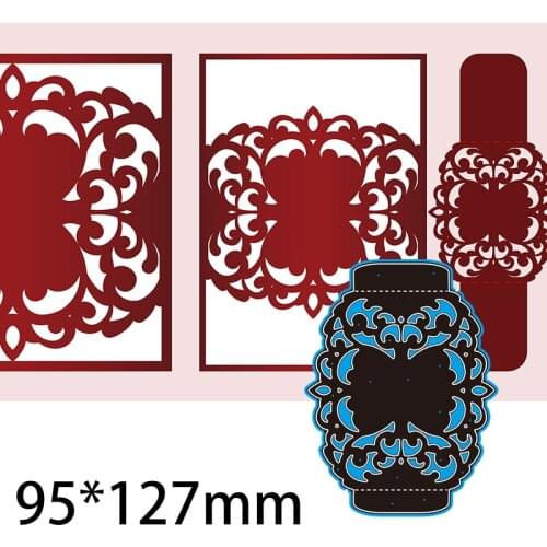 New Metal Cutting Dies Scrapbooking Laser Invitation DIY Album Paper Card Craft Embossing Stencil Decoration 95*127mm