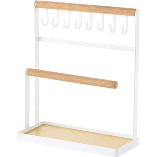 Jewelry Stand Holder, Jewelry Necklace Earrings Jewelry Glasses Display Stand Desktop Metal Display Stand