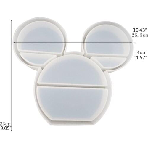 Crystal Epoxy Resin Mold DIY Jewelry Storage Container Box Tray Silicone Mould