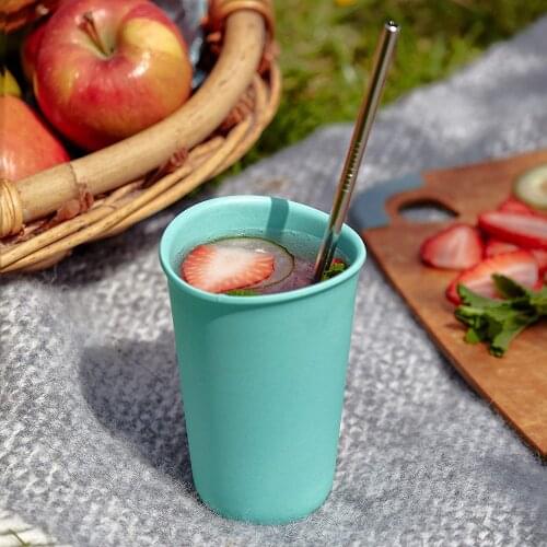 QUEENBAR Reusable Massive Quality Stainless Steel Drinking Straw With Cleaner Brush Metal Straw Bar Accessories Gadgets Tools