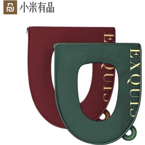 Xiaomi Toilet Seat Warm Soft Washable Toilet Seat Cover with Zipper Toliet Mat Rug Closestool Seat Toilet Lid for Famlily Winter