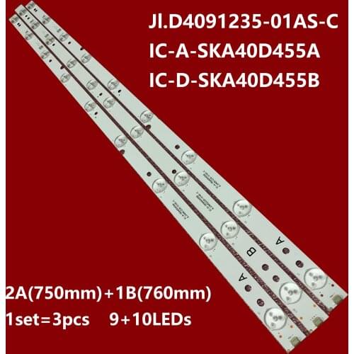 Led Strip for ERISSON 40LES73 40LES69 Phi lco Ph40e36dsgw Sp-led40 Jl.D4091235-01AS-C E465853 IC-A-SKA40D455B IC-A-SKA40D455A
