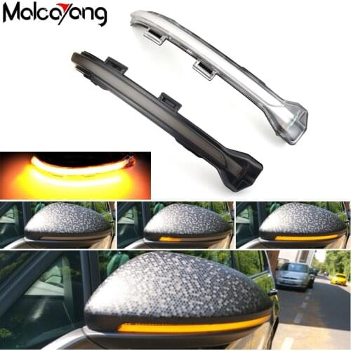 Dynamic LED Turn Signal Light Rearview Mirror Side Marker Lamp Blinker For VW Golf 7 Jetta MK7 VII MK7 Golf 7.5 GTI R Touran