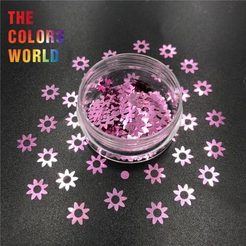 TCT-458 Sunflower 8MM Nail Glitter Nail Art Decoration Henna Tumbler Crafts DIY Handwork Accessories Festival Party Supplier