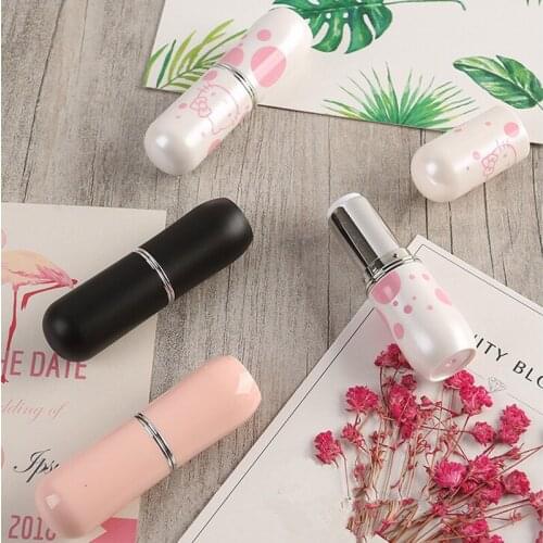 DIY 12.1mm Makeup Lipstick Tubes Mate Pink Black Girls Lip Balm Tint Rouge Batom Empty Cosmetic Containers for Travel 200pcs/lot