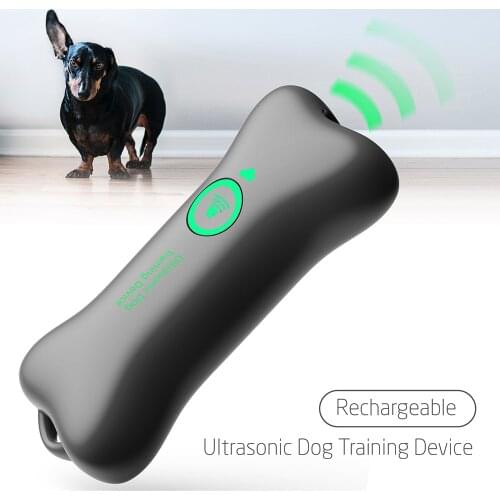 POPDOG Ultrasonic Dog Repeller Rechargeable Anti Barking Pet Control Device Hand-Held Dogs Behavior Training Tool