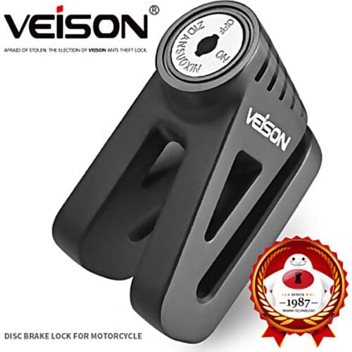 VEISON Motorcycle Zinc Alloy Scooter/Bike Disc Brake Lock Motorcycle Brake Safety Anti-Theft Accessories Anti-Theft Padlock