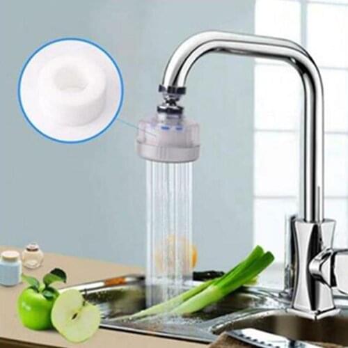 Water Saving Faucet Splash Head PP Cotton Filter Kitchen Tap Adapter Extension Tube Faucet Aerator Nozzle Bathroom Accessories