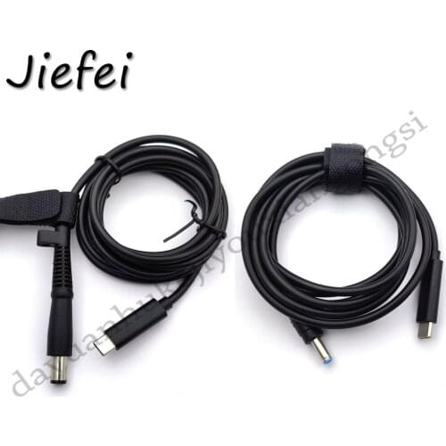 1-20Pcs High quality USB Type C PD Power Adapter Converter to ( 4.5*3.0 )/( 7.4*5.0 ) Dc Plug Charging Cable Cord for HP Dell