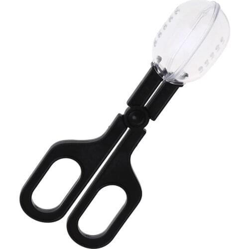 2021 Reptiles Supplies ABS Transparent Clip Special Insects Crawling Best for Lizards,insects Reptile Terrarium Cleaning Tool