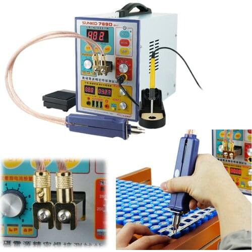 Battery Spot Welding Machine 18650 Lithium Battery Assembly SUNKKO 769D With 70BN Welding PEN