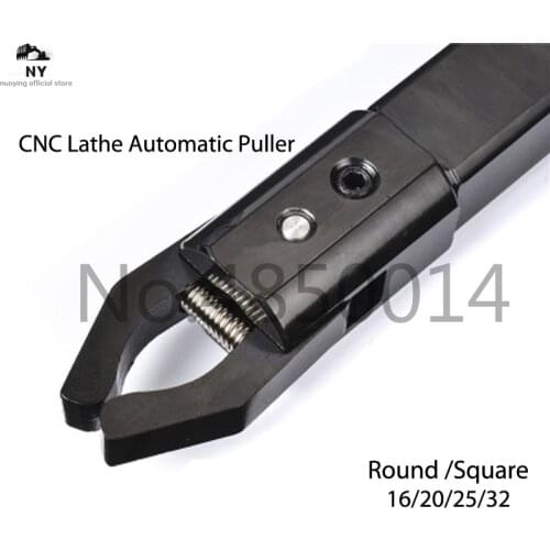 Automatic Sprue Puller 16 20 25 mm Feeder CNC Two Claws Sqaure Round Bar Puller Clipper Back-Pull Extractor Lathes Drawing Tools