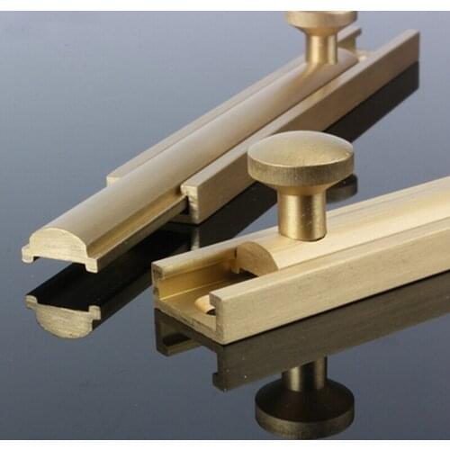 Chinese Style Retro Large Bolt Wooden Door Copper Door Bolt Outdoor Lock Garden Vintage Brass Latch Household Tool